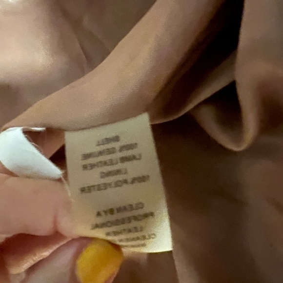 Leather Tahari jacket - Picture 5 of 9